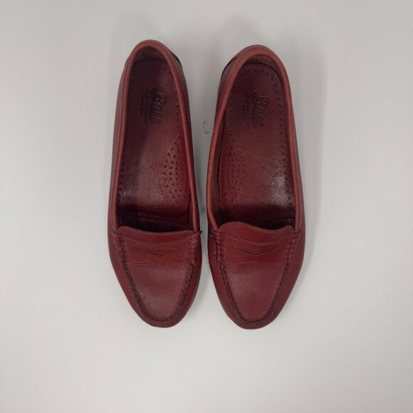 Bass Weejuns Ziggy II Red Leather US 8.5 - Picture 3 of 9